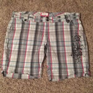 Plaid shorts